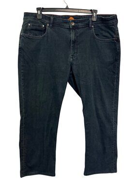 Mens 42x30 tommy Bahama Relaxed Fit Black Denim Jeans With Stretch